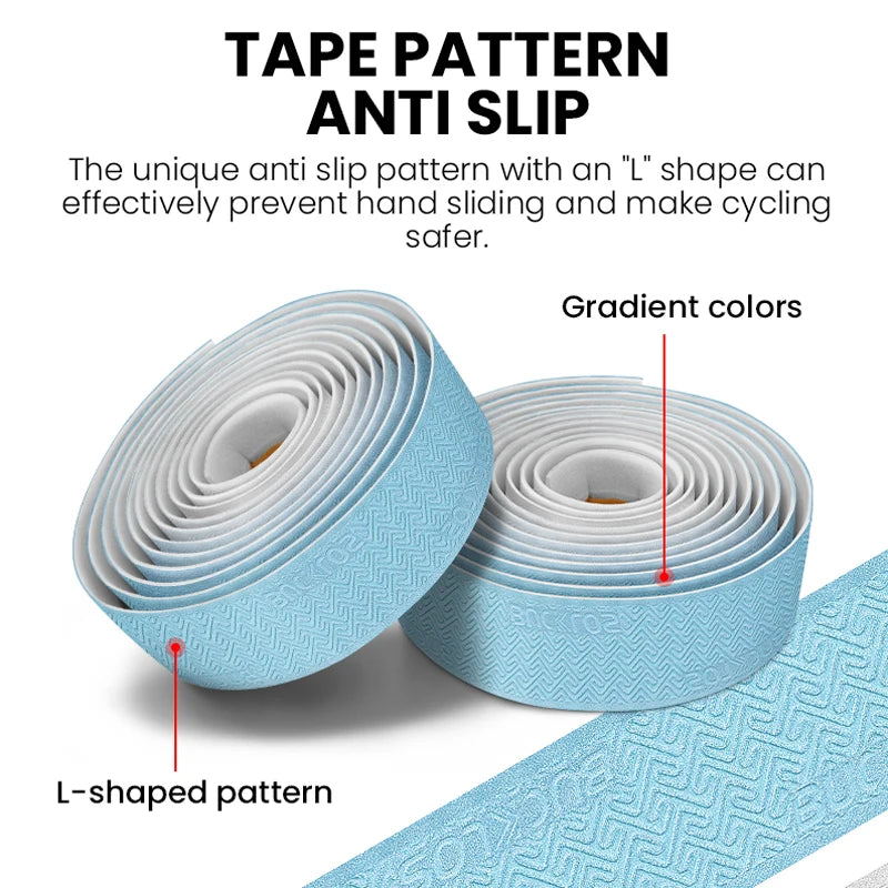 BUCKLOS Bike Handlebar Tape – Non-Slip Road & Gravel Bar Wrap Bicycle Handlebar Tape Nixie