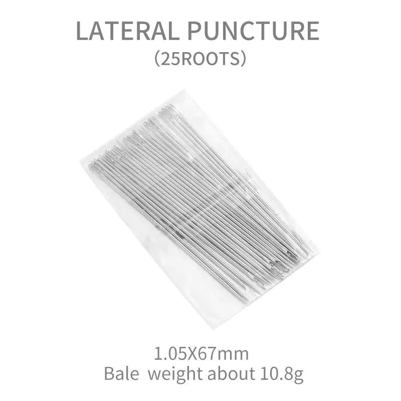 25Pcs Big Eye Hand Sewing Needles – Multi-Size Rustproof Steel Set