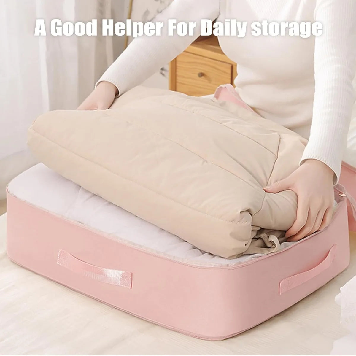 Large Self-Compression Storage Bag – Clothes, Quilts & Moving Compression Storage Bag Nixie