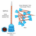 Static Mixer Tips – Disposable Nozzles for Dual Barrel Adhesive Cartridges Adhesive Mixer Nozzle Nixie 7010-50Pcs