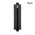 Tyvek Elastic Buckle Pen Bag – Portable Large Capacity Holder Pen Holder Bag Nixie black