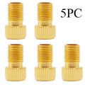 Presta to Schrader Valve Adapter for MTB & Road Bikes 5/10 Pcs Bike Valve Adapter Nixie STRAIGHTGRAIN-5PC