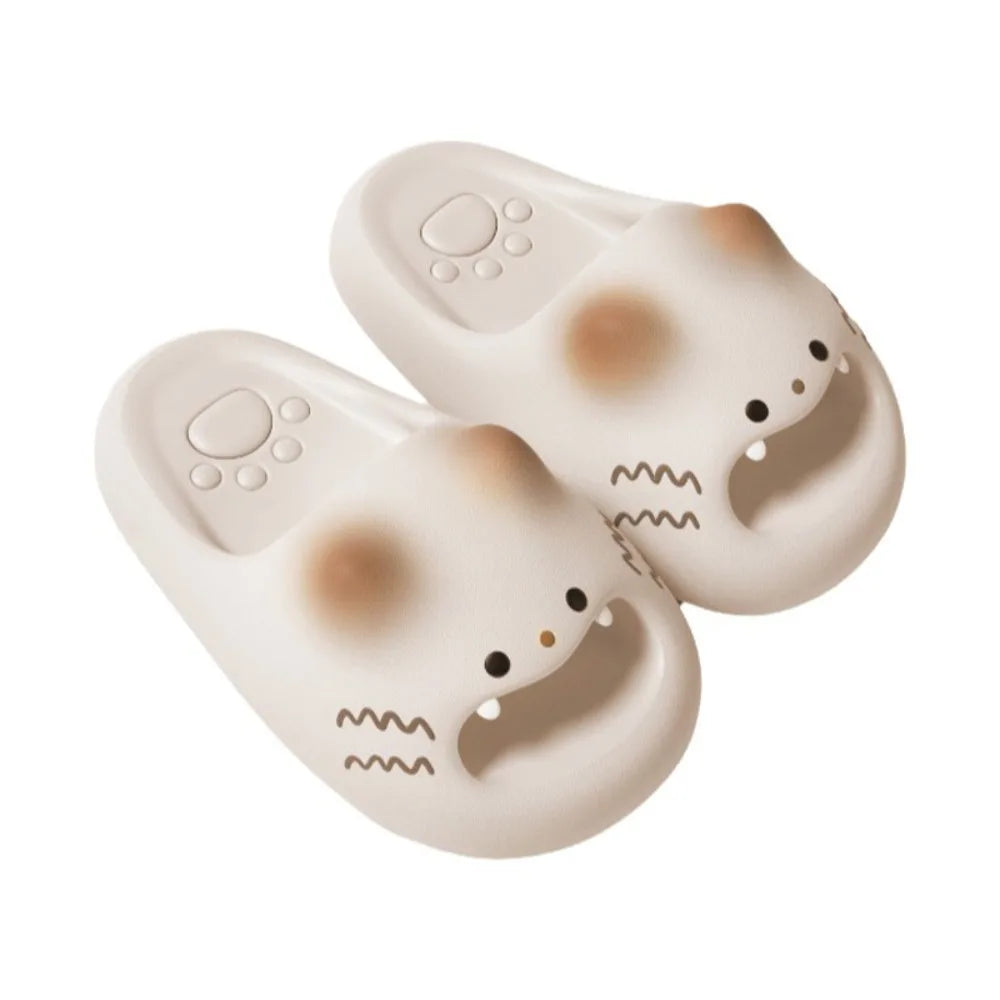 Waterproof Cat Paw Slippers – Anti-Slip Soft Sole for Women Women's Slippers Nixie Beige 38-39