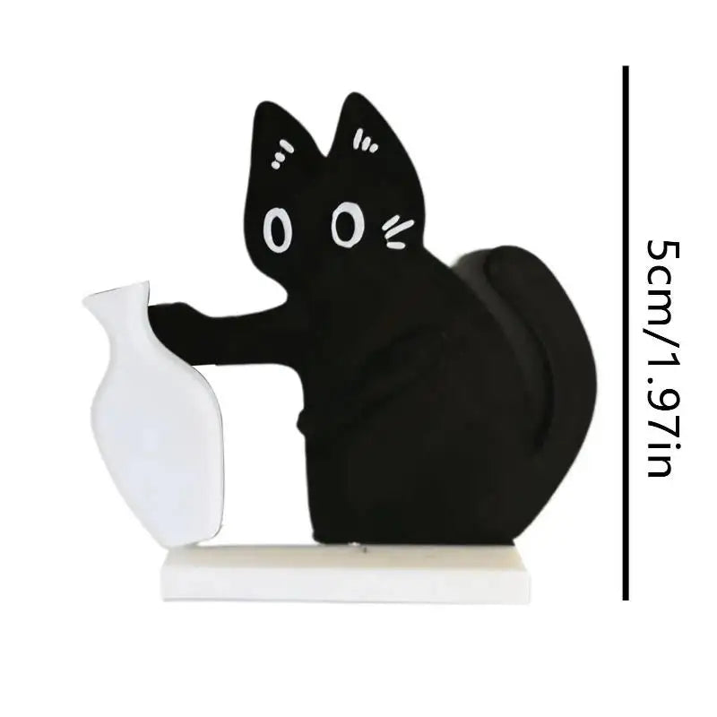 3D Printed Kitten Vase Refrigerator Magnet & Desktop Decor Refrigerator Magnet Nixie