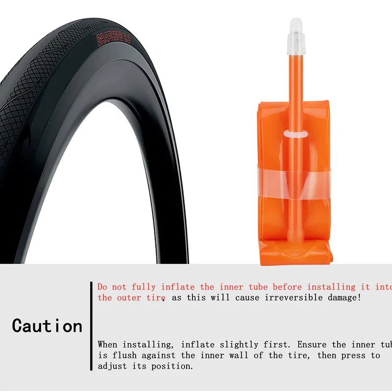 MEROCA 700C TPU Ultralight Road Bike Inner Tube | Presta Valve Bike Inner Tube Nixie