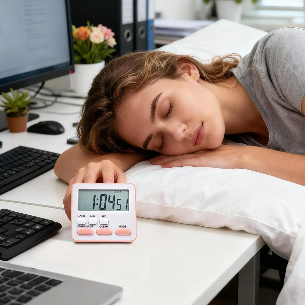 Digital Kitchen Timer Large Display 24-Hour Countdown Alarm