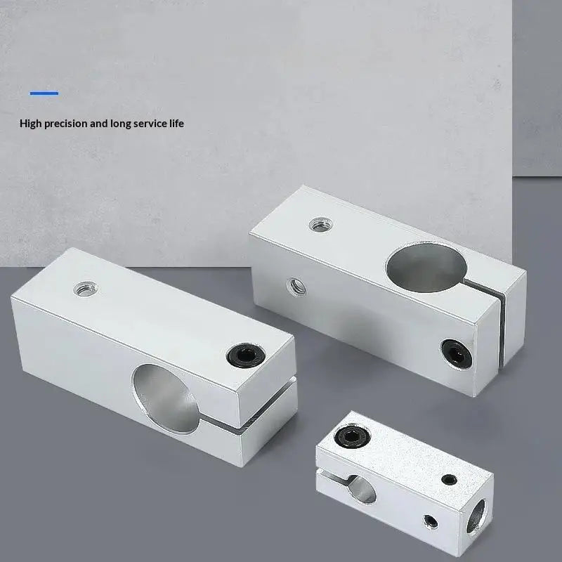 T-Type Optical Axis Cross Block Aluminum Shaft Clamp Connector