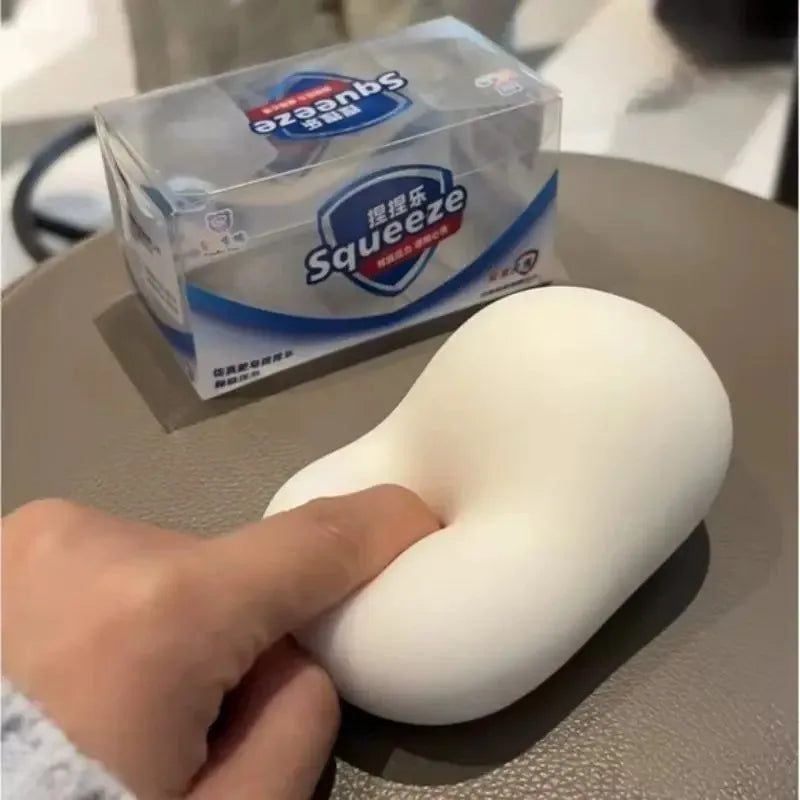 Soap Ball Squishy Fidget Toy – Soft Squeeze Stress Ball