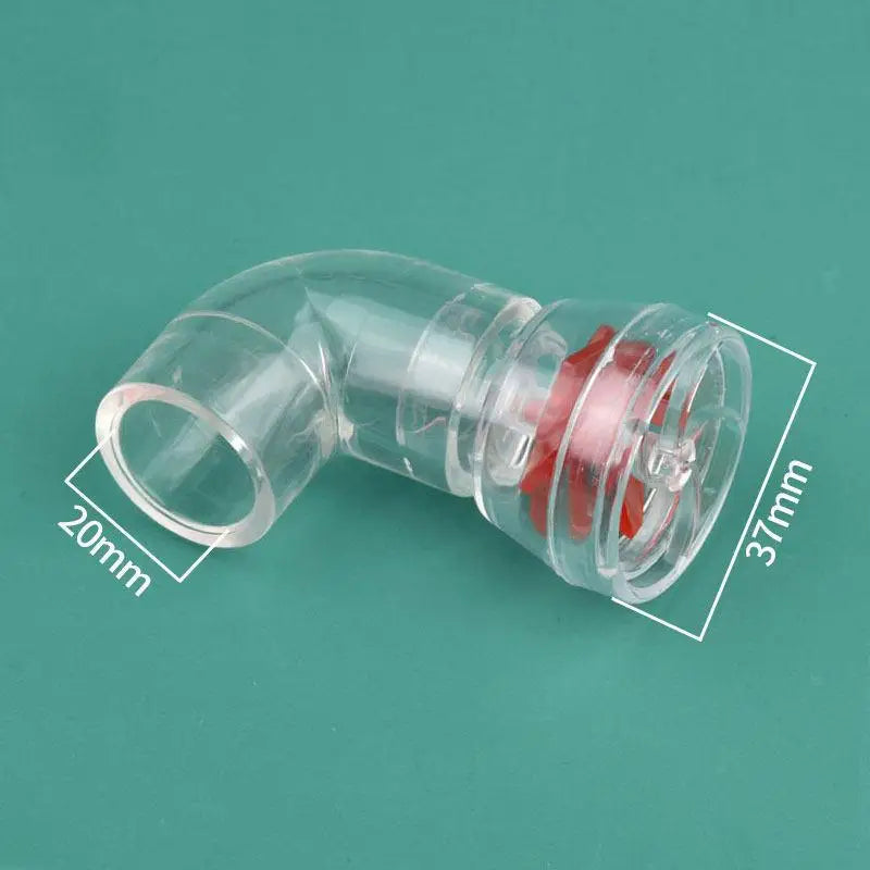 20mm Aquarium Auto-Rotating 5-Blade Wave Maker Fan Nozzle Kit Aquarium Wave Maker Nixie