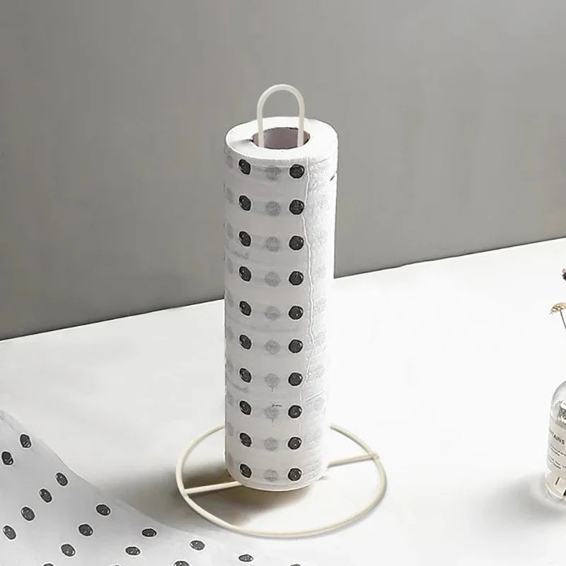 Stainless Steel Tissue Holder – Vertical Roll Paper Storage Rack Paper Towel Holder Nixie