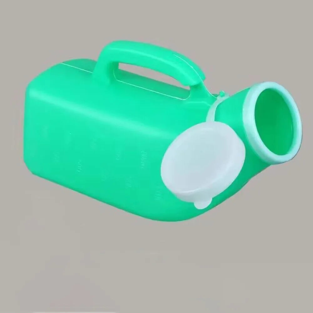 Portable Urinal Bottle with Lid – 1000ml Travel Night Pot Portable Urinal Bottle Nixie 1200ML-Green