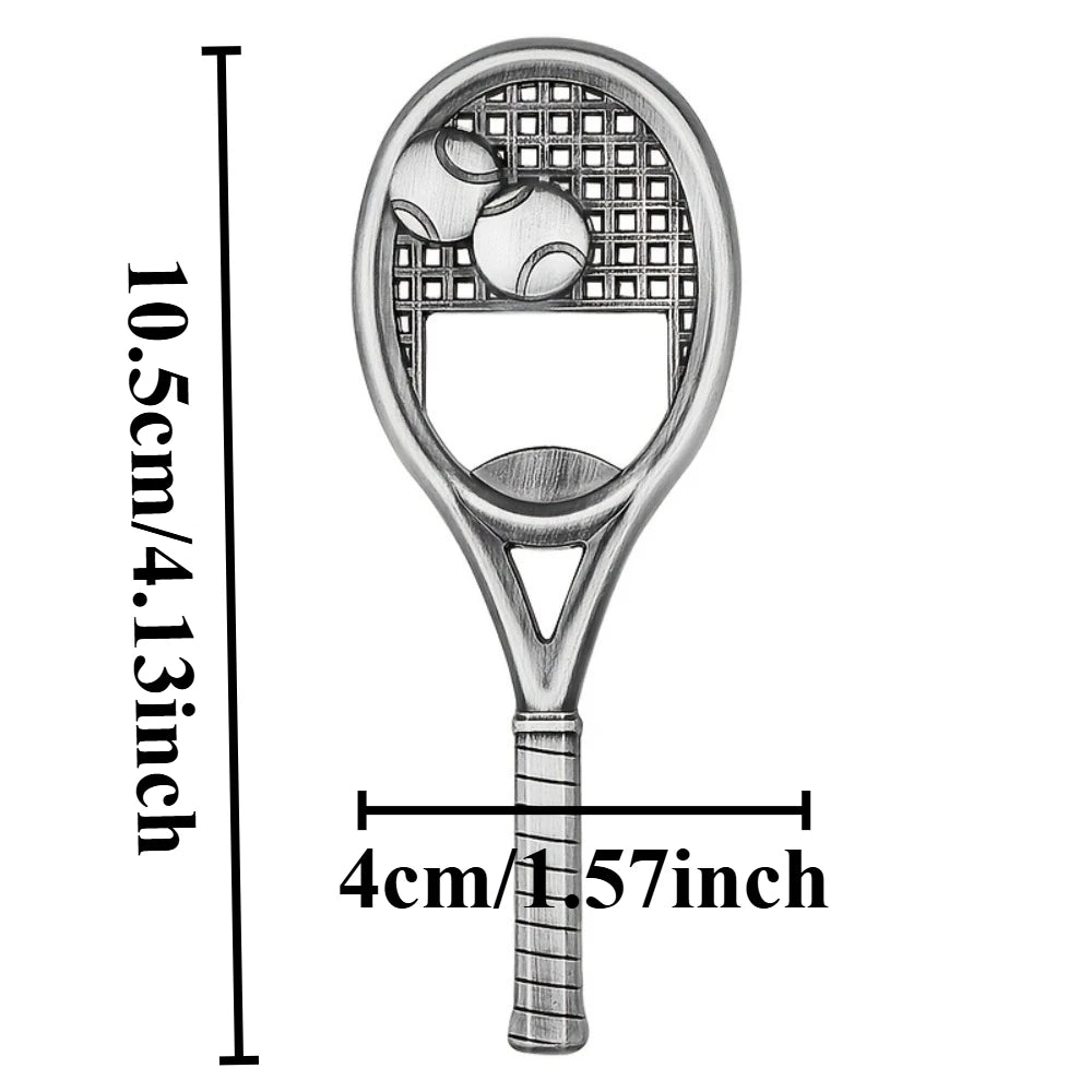 Tennis Racket Bottle Opener – Novelty Zinc Alloy Beer Opener Novelty Bottle Opener Nixie
