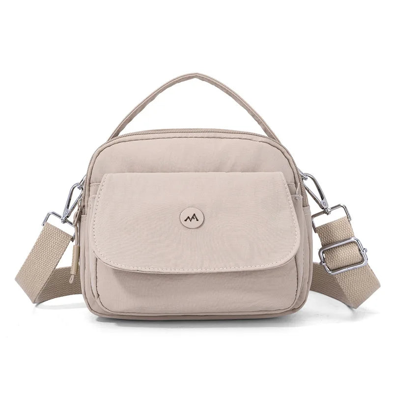 Women's Lightweight Nylon Crossbody Bag – Urban Satchel Crossbody Satchel Bag Nixie
