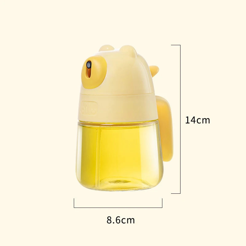 Glass Press-Spray Oil Dispenser Bottle – BBQ, Baking & Kitchen Oil Spray Dispenser Nixie A