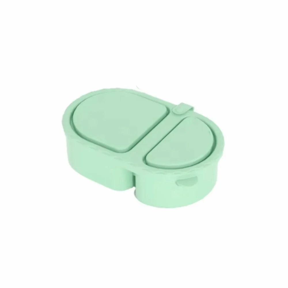 Silicone Lunch Box Double Compartment Snack Container | Nixie