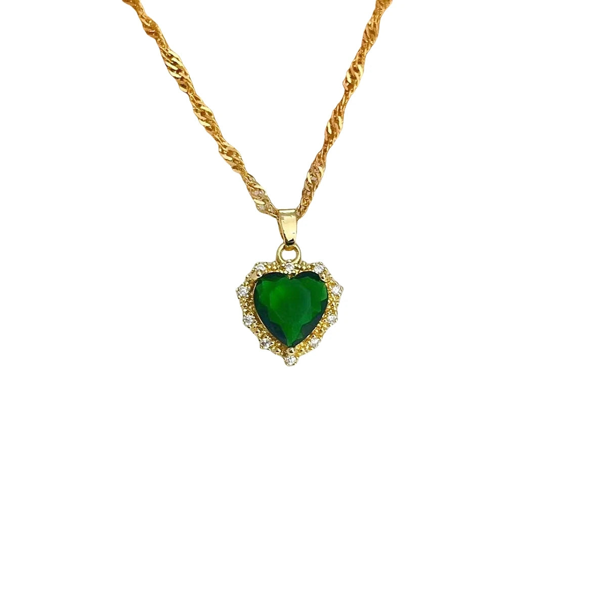 Heart Pendant Necklace Gold Stainless Steel Choker for Women Pendant Necklace Nixie