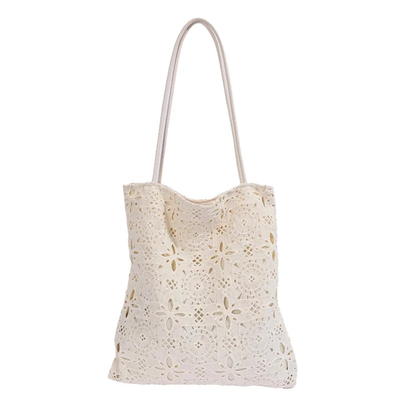 Women Floral Canvas Tote Bag – Large Capacity Shoulder Bag Canvas Tote Bag Nixie BB-1485loukongdanjia