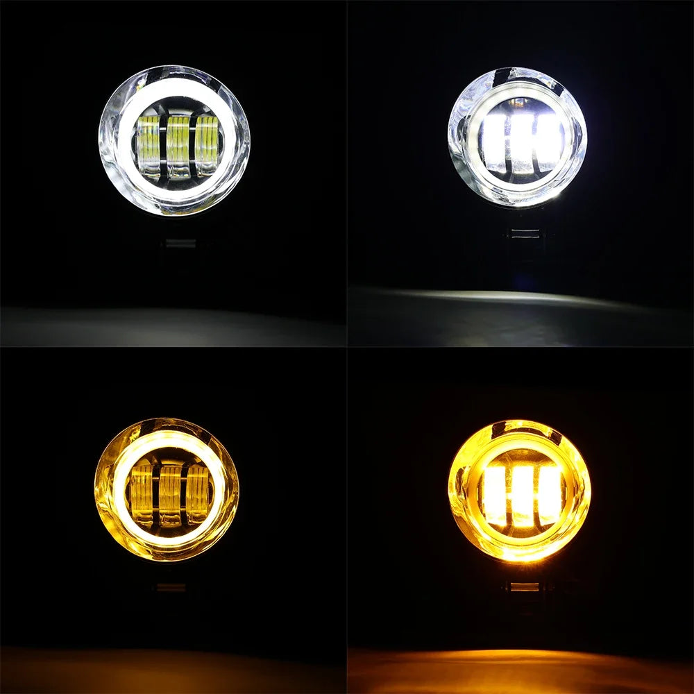 Universal Motorcycle LED Fog Light 25W Spot Lamp | KEMITOUR Motorcycle Fog Light Nixie