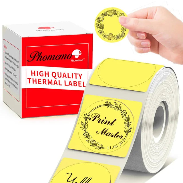 Phomemo M200 Color Labels 40x30mm – 3 Rolls, 690 Labels