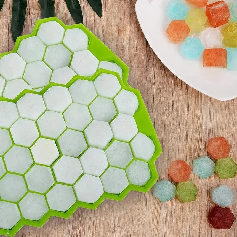Honeycomb 37-Cube Ice Tray DIY Ice Mold – Nixie Ice Cube Tray Nixie