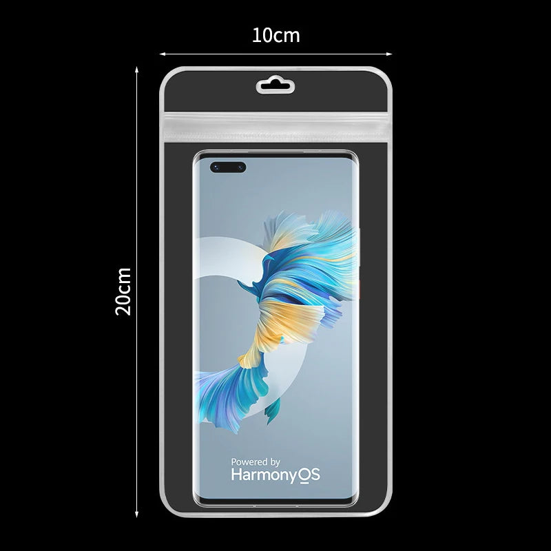 Waterproof Phone Pouch – Universal Clear PVC Swimming Bag Waterproof Phone Pouch Nixie M-6.8Inch 8pcs