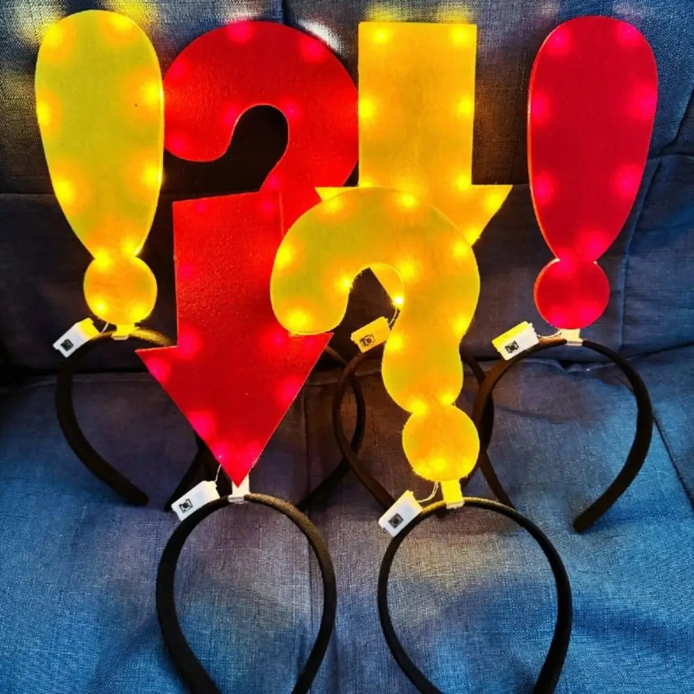 LED Arrow Light Headband – Glowing Funny Party Hair Hoop