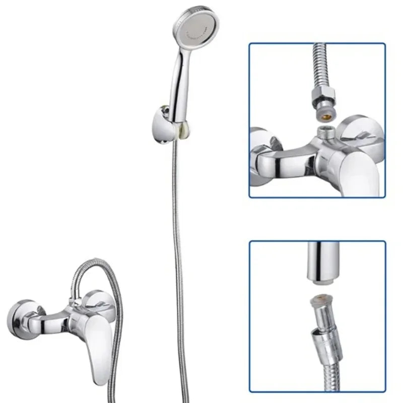 2M Stainless Steel Shower Hose Extension Tube | Bathroom Shower Hose Extension Nixie