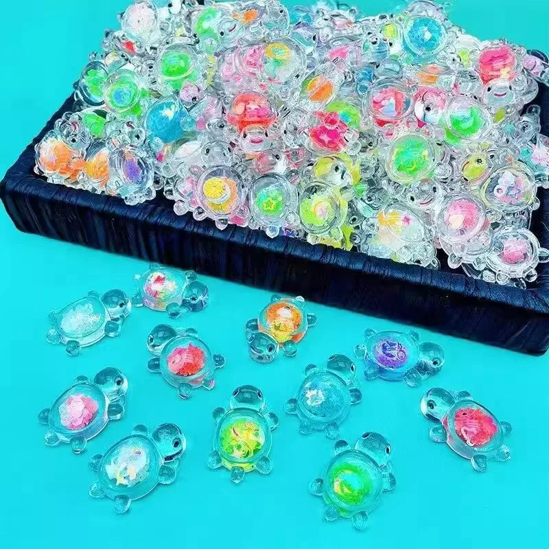 Mini Luminous Turtle Party Favors Glow Desk Toys 10-50pcs Party Favor Toys Nixie