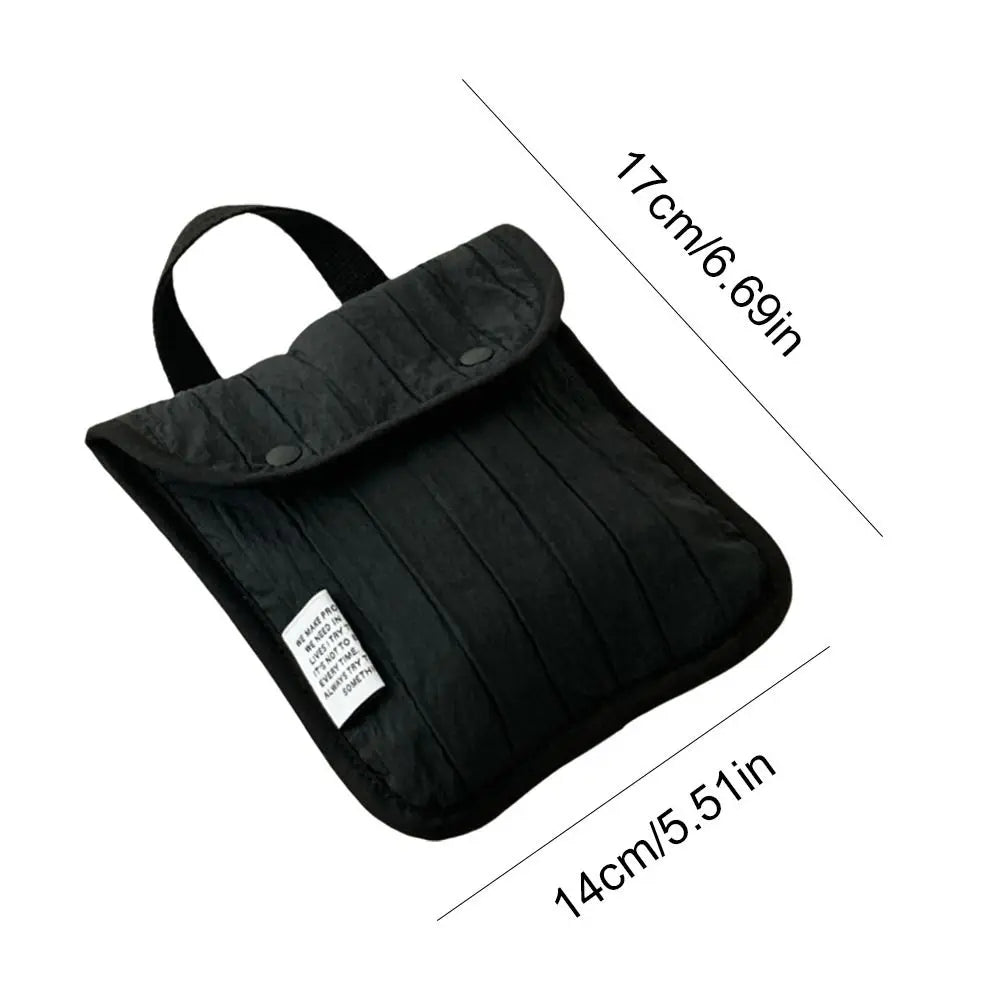 Quilted Snap Button Mini Tote Bag – Soft Padded Shoulder Bag Mini Tote Bag Nixie
