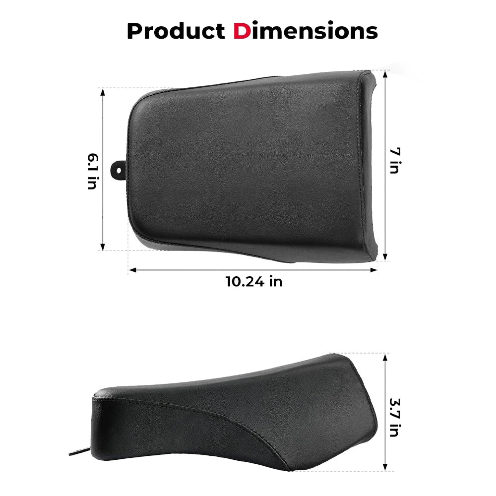 PU Leather Motorcycle Passenger Seat Cushion – Softail Dyna Low Rider S Motorcycle Seat Cushion Nixie