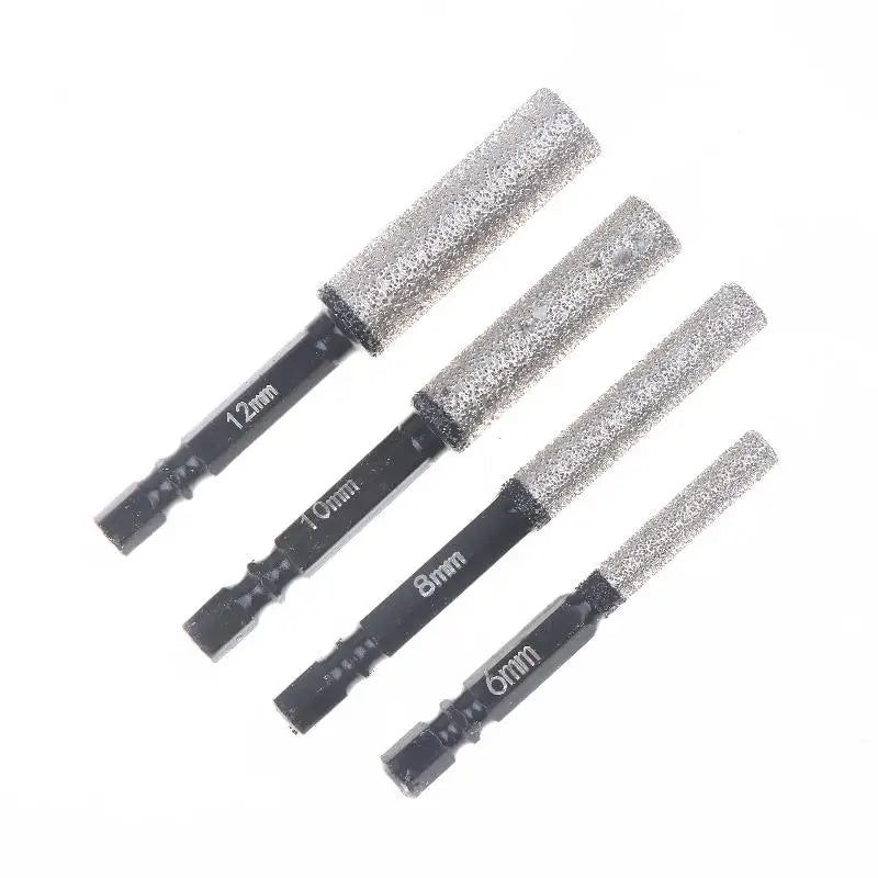 Vacuum Brazed Diamond Dry Drill Bit Set 5–12mm | Pack of 2 Diamond Drill Bit Set Nixie