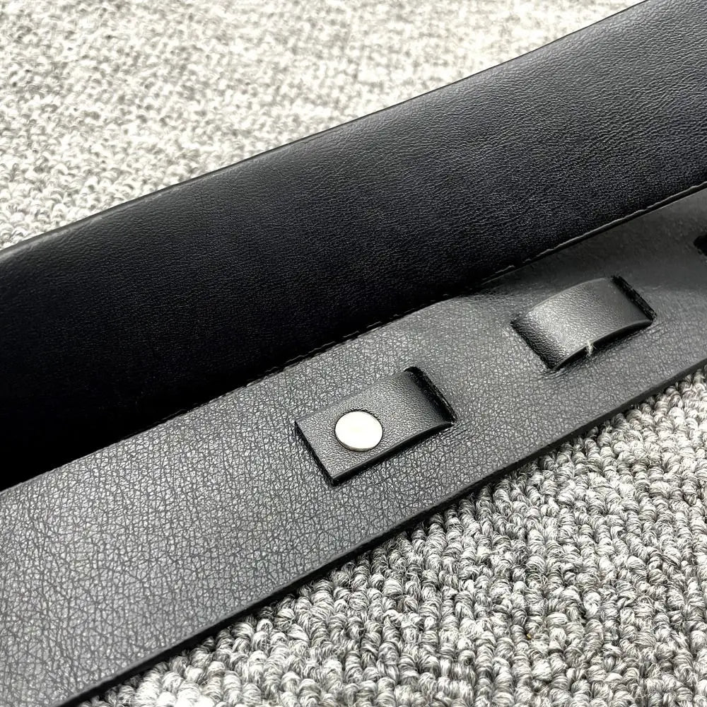 PU Leather Carabiner Buckle Belt – Unisex Adjustable Jeans Belt Fashion Buckle Belt Nixie