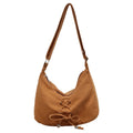Women's Large Canvas Tote Crossbody Shoulder Bag | Nixie Canvas Tote Bag Nixie BB-1435Brown