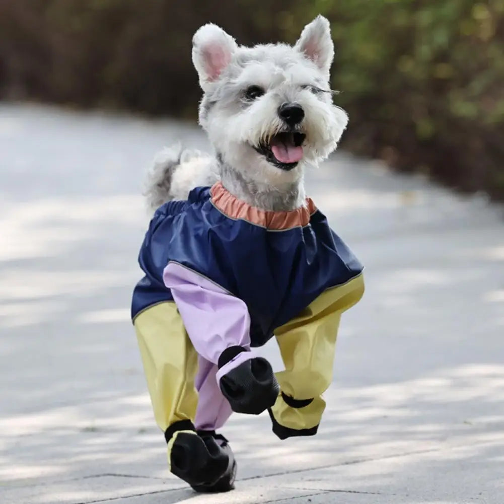 Waterproof Dog Boots with Suspender Sling | Anti-Slip Paw Protector Dog Rain Boots Nixie