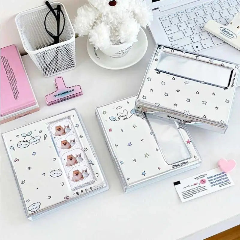 4-Grid Photo Strip & Card Album – Holds 40 Strips & 20 4x6 Photos Photo Strip Album Nixie