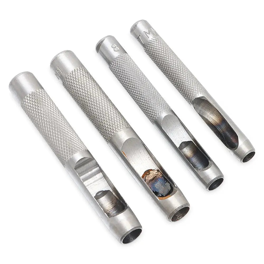 Round Steel Leather Hole Punch 1mm–10mm | Carbon Steel Tool Leather Hole Punch Nixie
