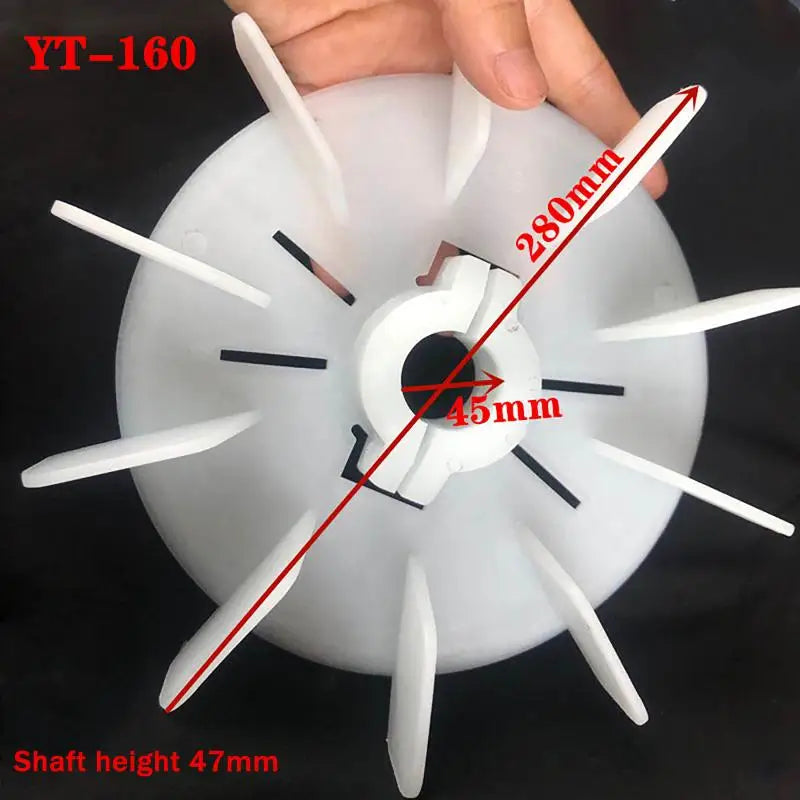 Adjustable Plastic Motor Cooling Fan Blade for Hydraulic Motors Motor Fan Blade Nixie A8