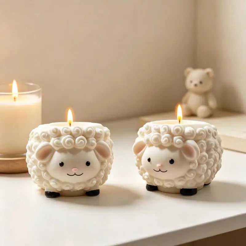 Sheep Silicone Candle Mold – Reusable DIY Craft Mould Silicone Craft Mold Nixie