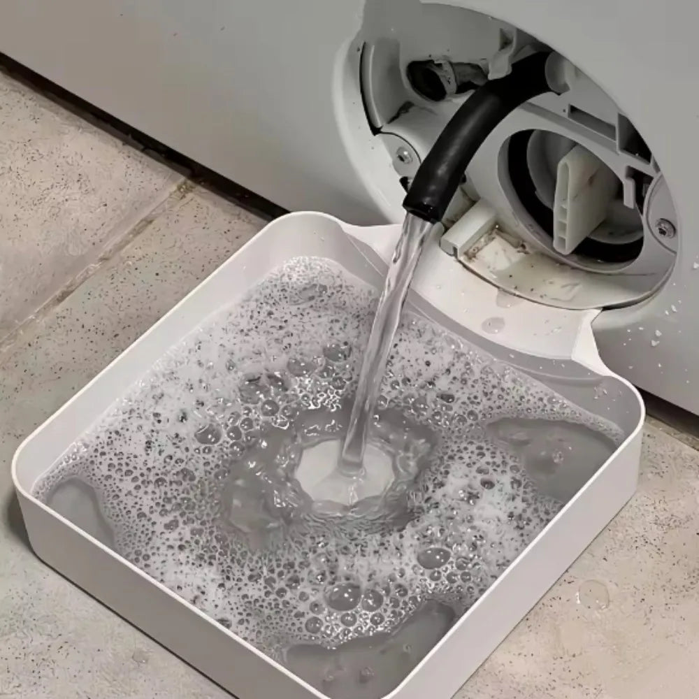Washing Machine Drain Tray – Lint Filter Water Collection Pan