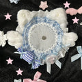 Cute Lace Flower Badge Holder Anime Pin Display Base | DIY Decor