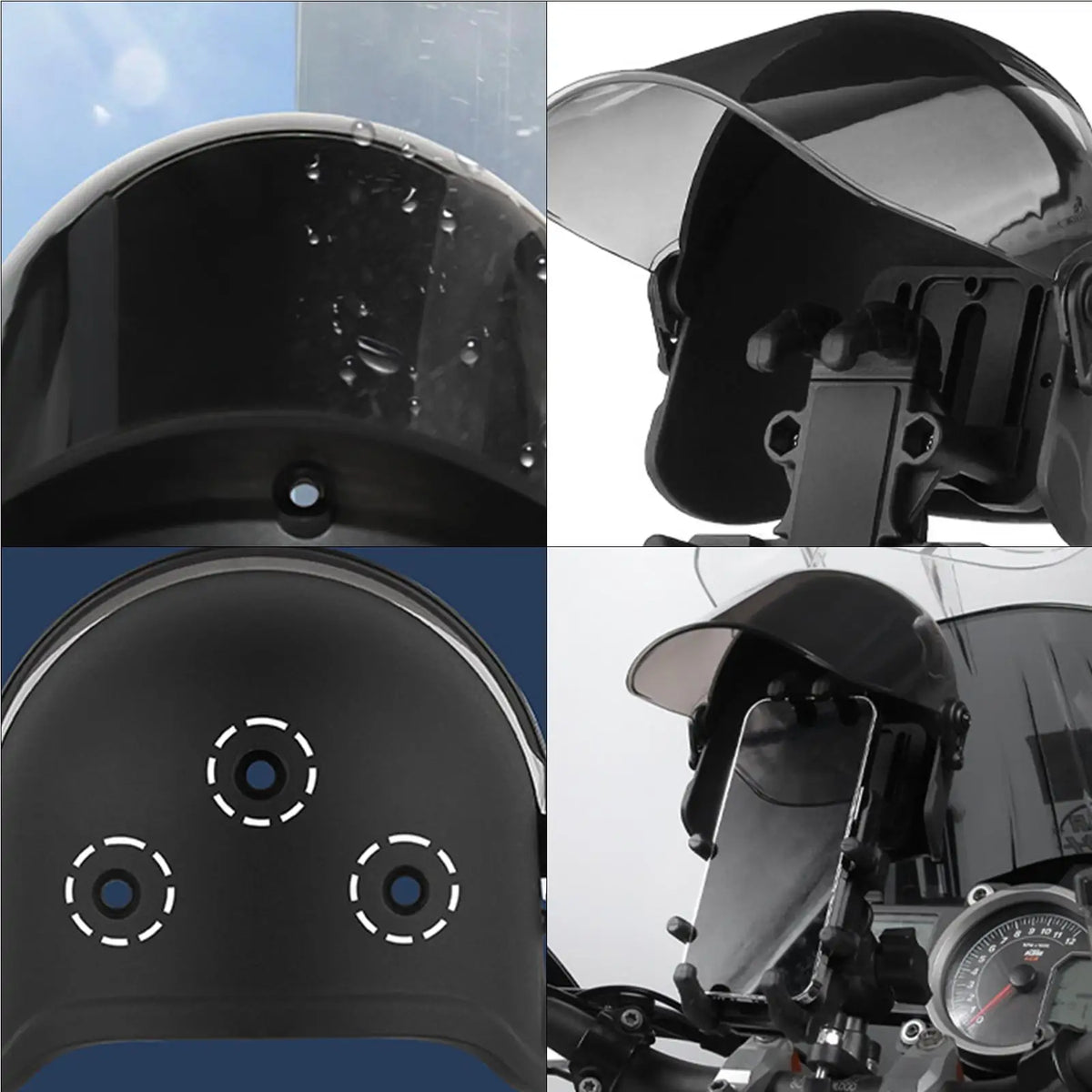 Motorcycle Phone Mount Helmet Sun Visor Waterproof Holder Motorcycle Phone Mount Nixie