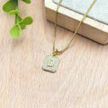 Mini Letter Gold Plated Pendant Necklace for Women | Elegant Pendant Necklace Nixie XL2186-D