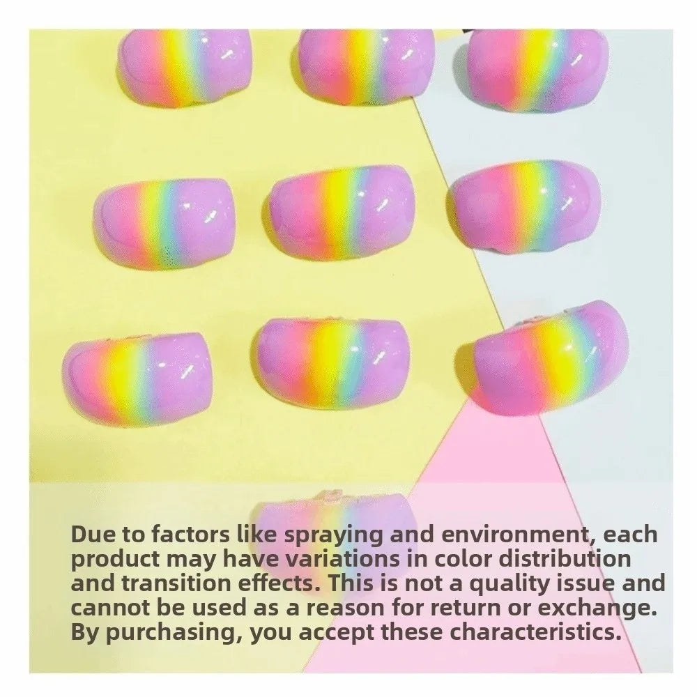 Rainbow Glitter Hard Shell for Tamagotchi Paradise – DIY Case Replacement Shell Kit Nixie
