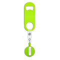 Retractable Stainless Steel Bottle Opener 360° Rotating Badge Reel Bottle Opener Nixie Green