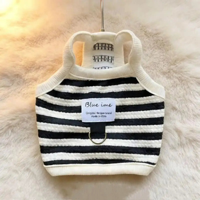 Breathable Striped Pet Vest Harness with D-Ring – Dogs & Cats Pet Vest Harness Nixie
