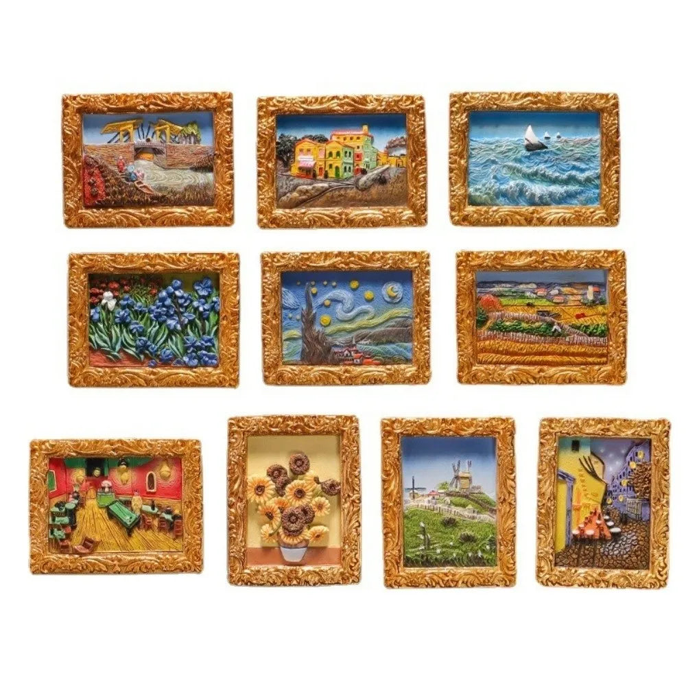 3D Cartoon Resin Fridge Magnets – Picture Frame Home Decor Decorative Fridge Magnet Nixie