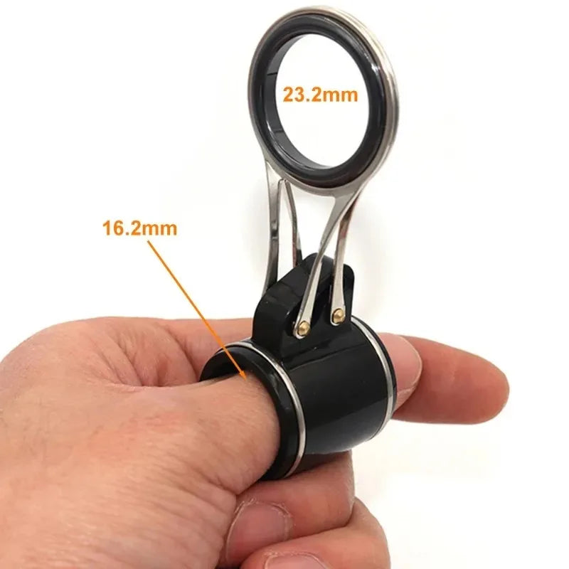 Stainless Steel Fishing Rod Guide Set – 16.2mm Tube & Ceramic Ring