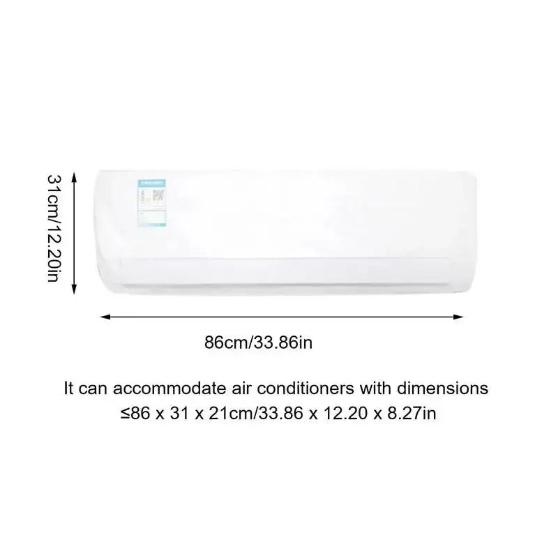 Wall AC Dust Cover – PEVA Moisture-Proof Protective Cover