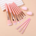 12-Piece Soft Pink Makeup Brush Set with Sponge | Beauty Kit Makeup Brush Set Nixie Default Title