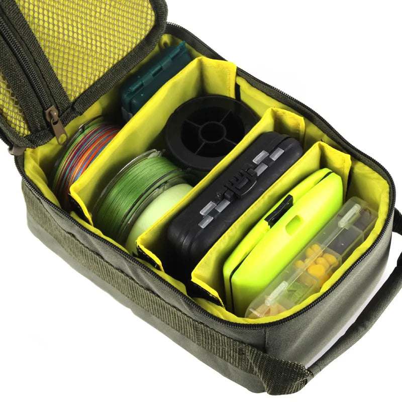 Waterproof Fishing Reel Bag – 3 Adjustable Compartments | Nixie